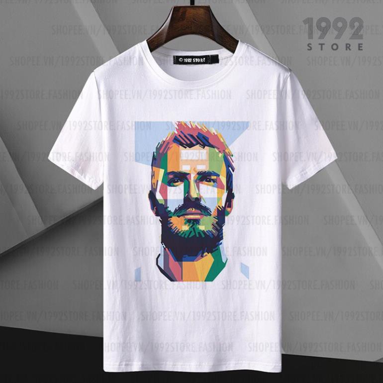 (SALE SỐC) Áo thun bóng đá David Beckham Pop Art ngắn tay