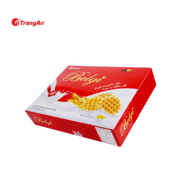 Bánh Trứng Sữa Belgi Tràng An Hộp 278g