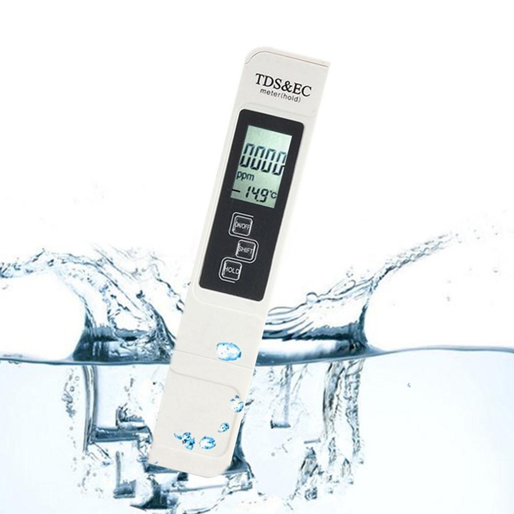 LCD Digital TDS PPM Aquarium Pool Water Quality Meter Tester Pen Filter Purity