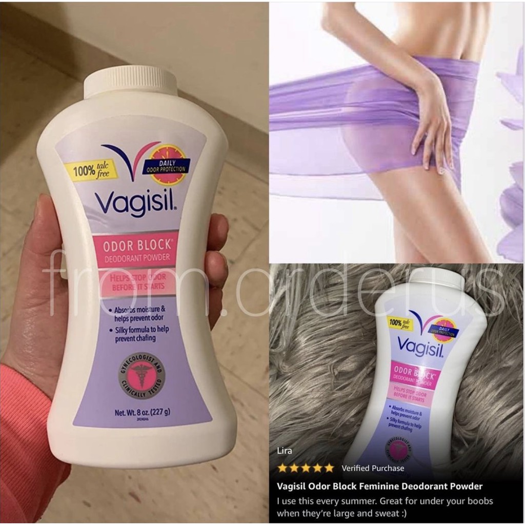 [AUTH] PHẤN RÔM CHO CÔ BÉ VAGISIL DEODORANT POWDER ODOR BLOCK