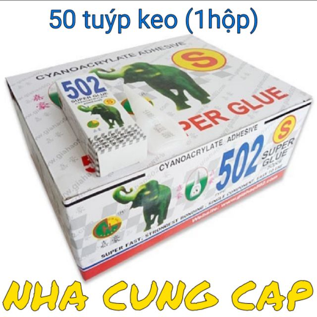 (GIÁ HỦY DIỆT) 50 TUÝP KEO 502 /1HỘP