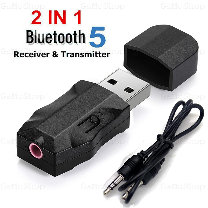 Usb Bluetooth 5.0 BLS-TX2 Thu Và Phát Bluetooth Âm Thanh Stereo 2 Chức Năng