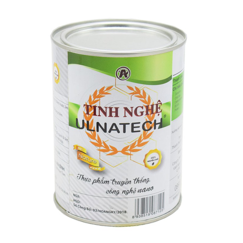 Combo 2 lon Tinh bột nghệ Nano Ulnatech _Chuyên dạ dày, viêm loét, đẹp da, phụ nữ sau sinh