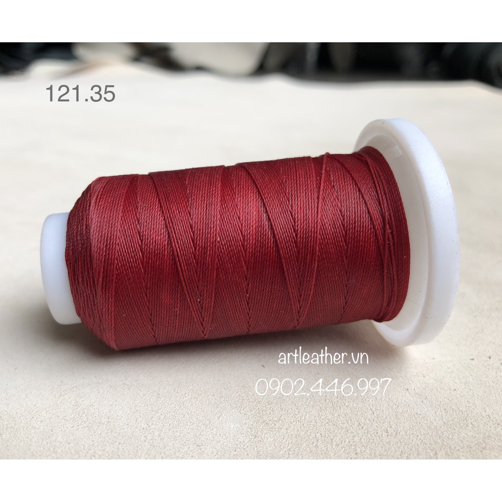 Chỉ sáp size 0.35mm đỏ