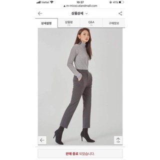 Quần tây Mixxo lưng bảng
