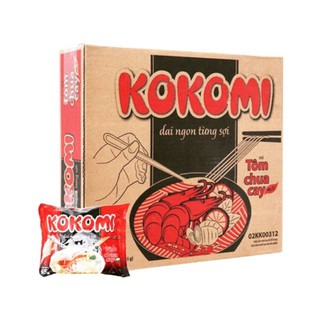 Thùng 30 gói mì tôm chua cay kokomi 65g