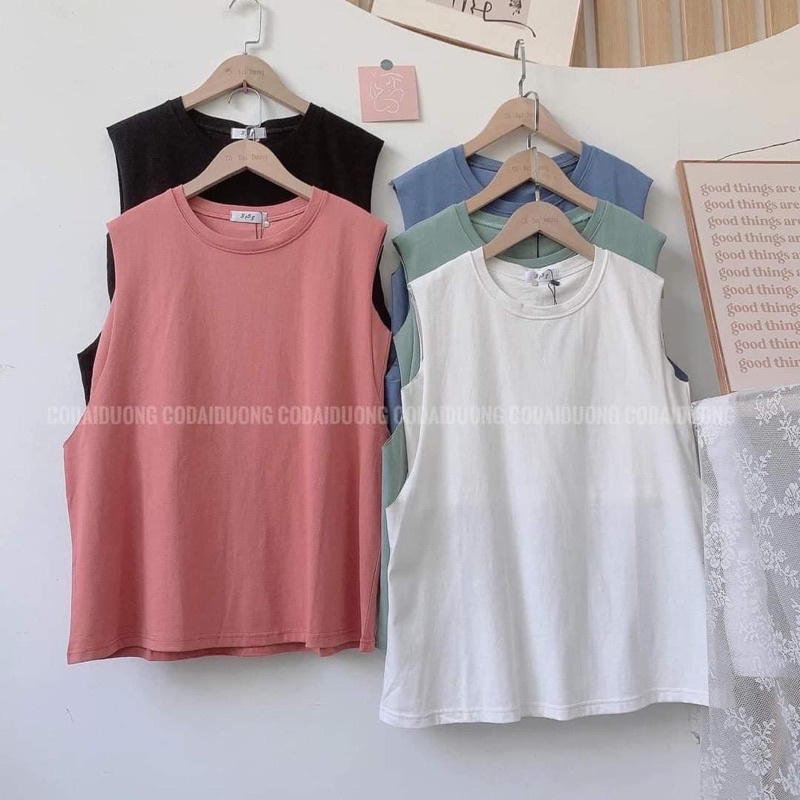 Áo Tank Top Unisex Form Rộng Nhiều Màu | BigBuy360 - bigbuy360.vn