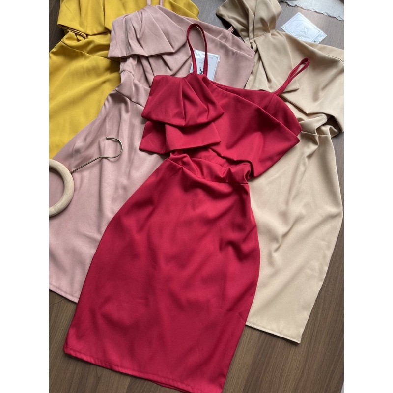 Váy body 2 dây dáng dài