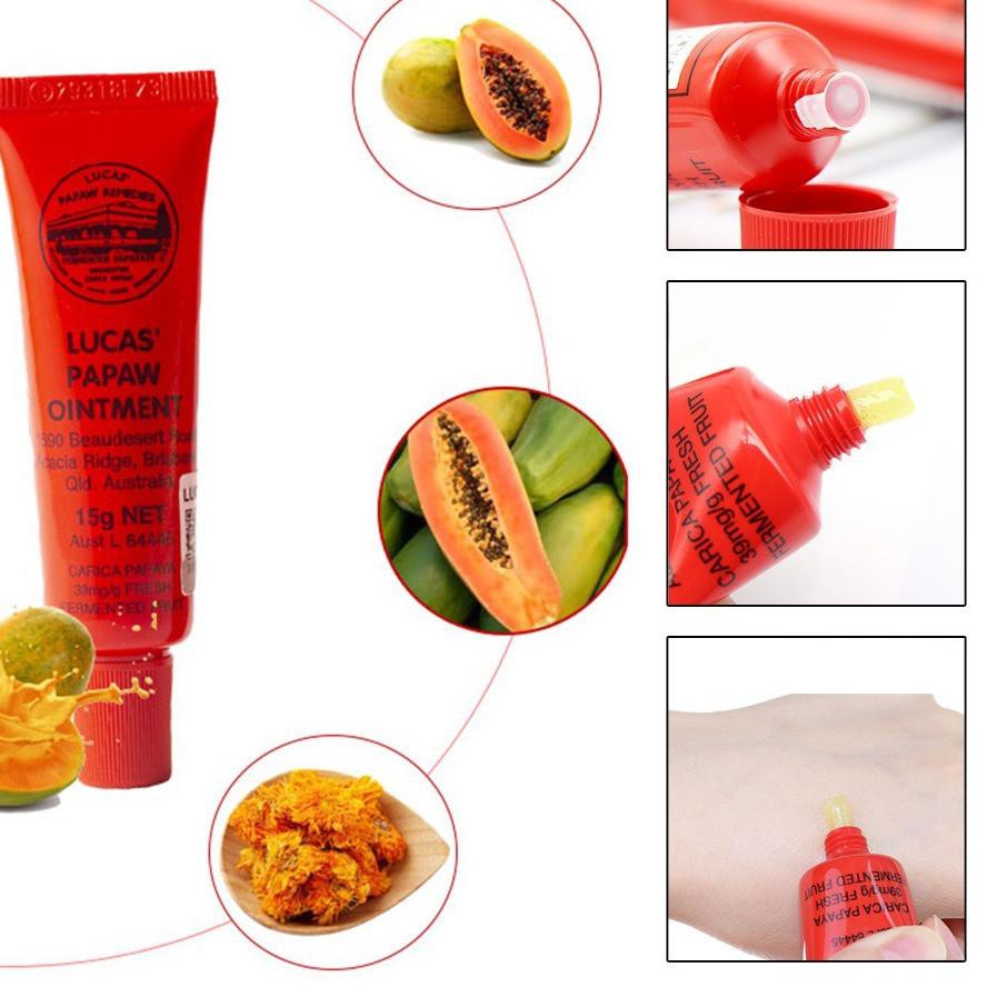 (Hàng Mới Về) Kem Dưỡng Ẩm Môi Lucas Papaw 25g | BigBuy360 - bigbuy360.vn
