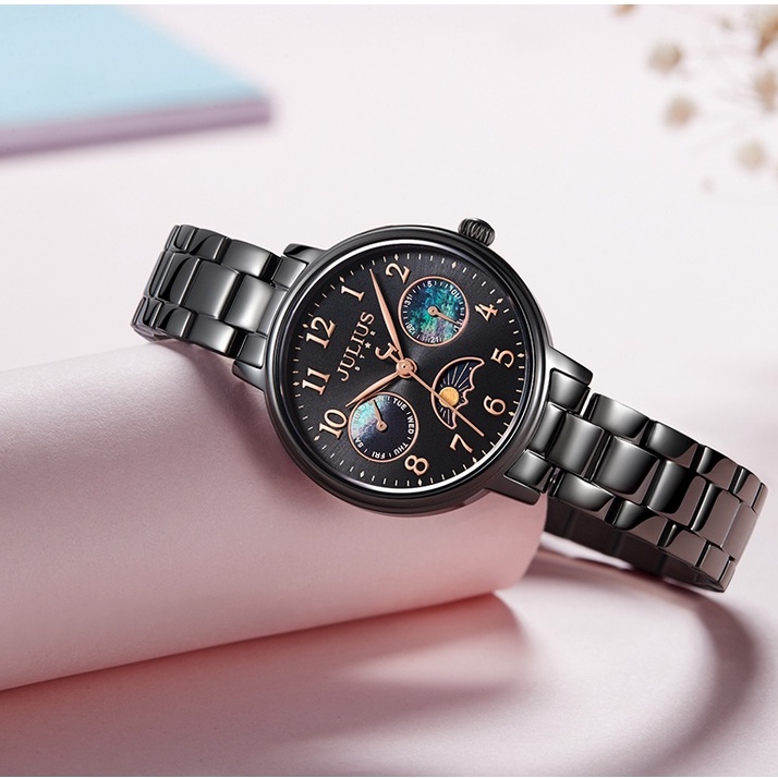 Đồng hồ nữ Julius Star JS-047 kính sapphire | Julius Official