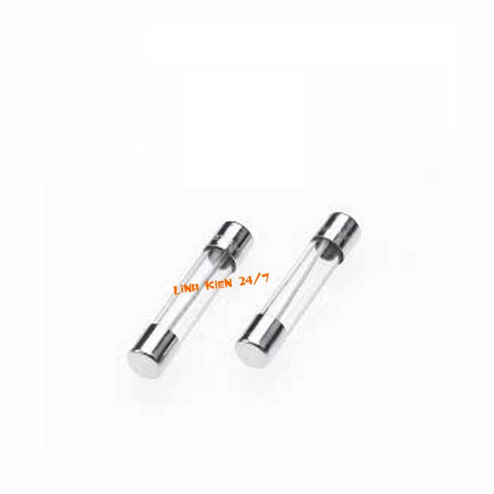 Bộ 10 Cầu Chì Ống Thủy Tinh 5x20mm 0.5A, 1A, 2A, 3A, 5A, 10A, 15A, 20A