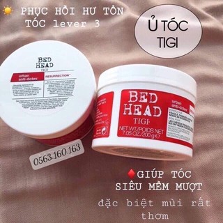  [CHUẨN AUTH] Kem Ủ Tóc Tigi Đỏ - Dầu Hấp TiGi 200g