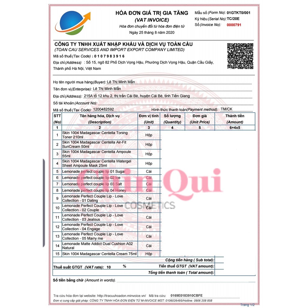 Son Kem Lì Lemonade Perfect Couple Lip 4g