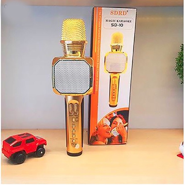 ✅GIÁ RẺ✅ MICRO KARAOKE BLUETOOTH SD10 - ÂM THANH TUYỆT HẢO