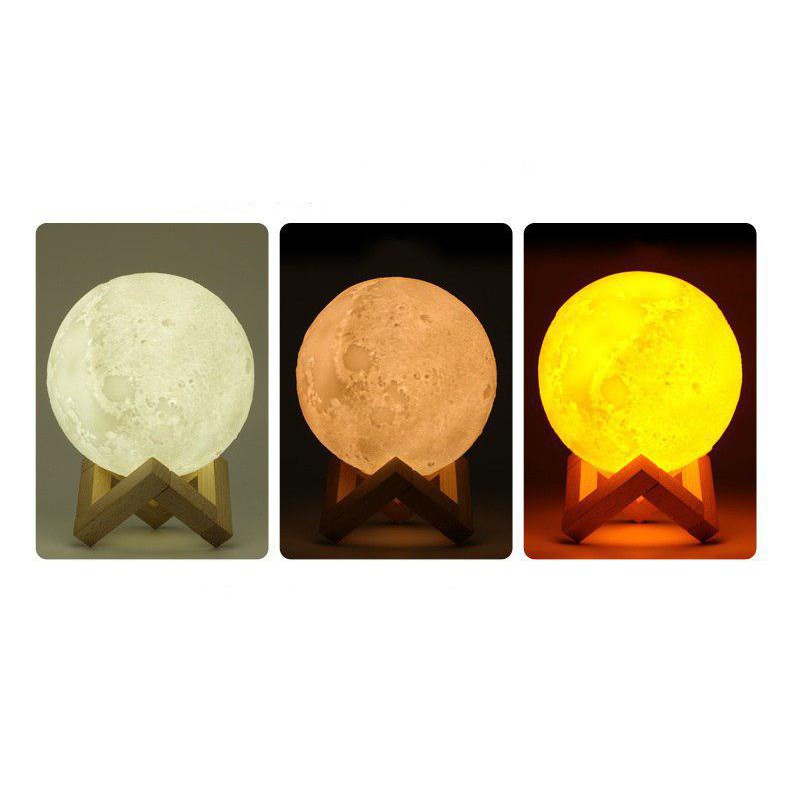 [Siêu Phẩm] Đèn ngủ mặt trăng S10 thiết kế tinh tế, vừa có thể làm đèn ngủ vừa có thể làm đèn trang trí.