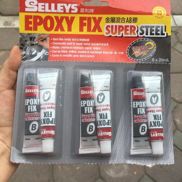 Keo dán sắt 2 thành phần AB