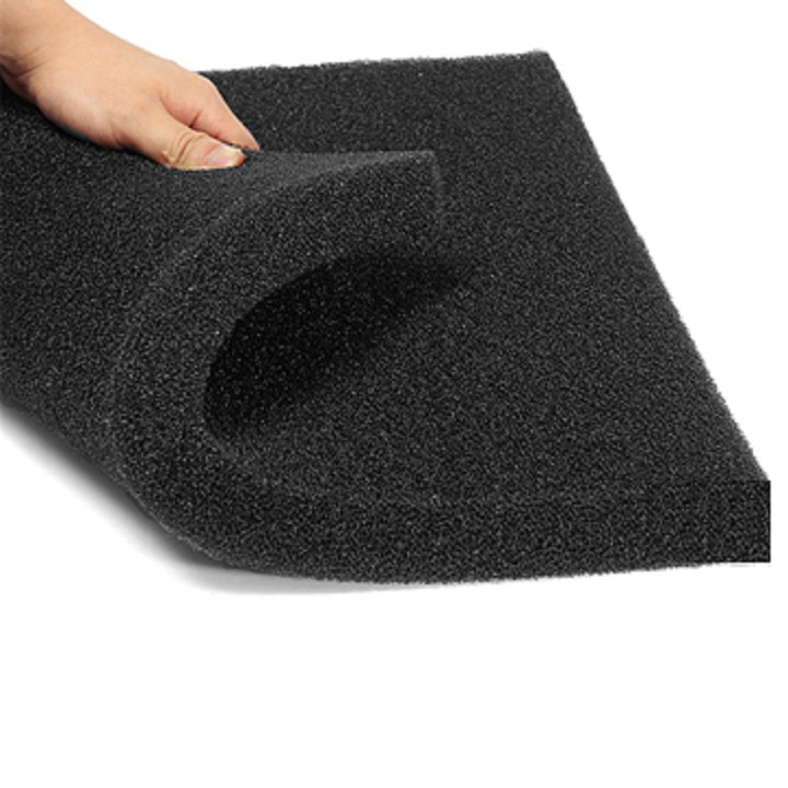 Mút đen lọc nước bể cá khổ 50x50 và 100x12cm  - Tấm loc nước, vật liệu lọc bể cá