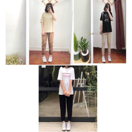 [ Mã FAGREEN55 giảm 10% tối đa 30K đơn 99K] Quần kaki lưng chun cúc lệch hot trend siêu đẹp | BigBuy360 - bigbuy360.vn