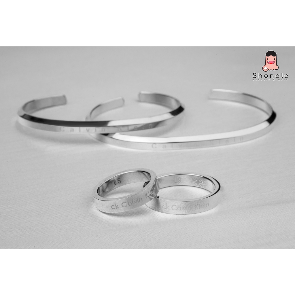 Vòng tay Cuff CK Bản Đẹp - Không Đen Không Rỉ - Bảo Hành 12 tháng