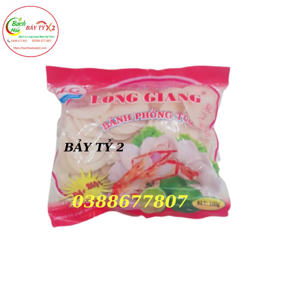 Bánh phồng tôm chiên gói 100gr
