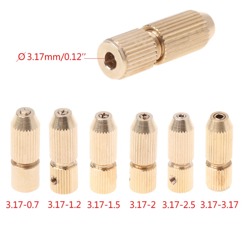 1 Đầu kẹp mũi khoan LIDU1 2.3mm 3.17mm 0.7-3.2mm