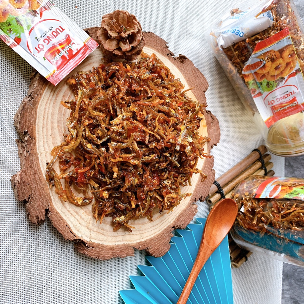 Cá cơm rim 250g hũ pet tiện lợi, ăn vặt LASTFOOD Hà Nội với đặc sản các miền ngon giá rẻ