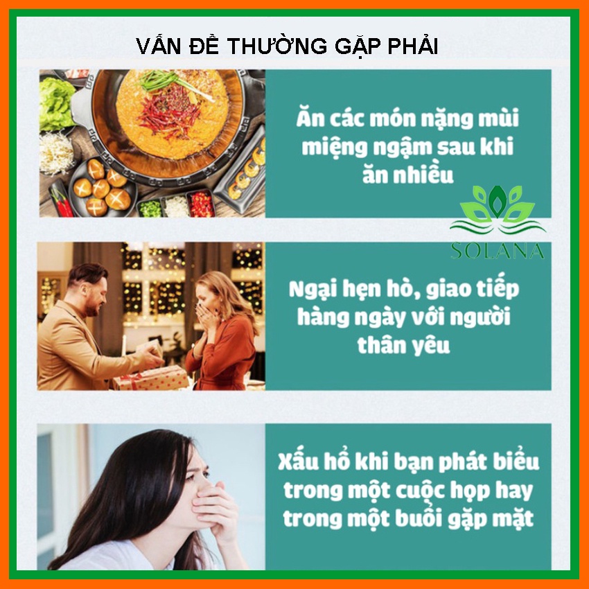 [HCM] Xịt Thơm Miệng HEYXI Vị Đào, Bạc Hà Thơm Mát, Giảm Hôi Miệng, Ngừa Vi Khuẩn Khoang Miệng Lưu Hương Thơm Mát SOLANA