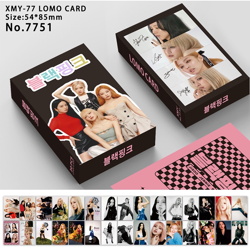 BTS Proof & 2022FESTA 9th Blackpink SPY X FAMILY,Genshin Photocard Double-sided Color Printing Lomo Card