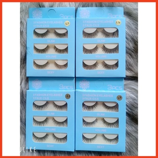 Set 3 cặp mi chồn 3d faux-cils