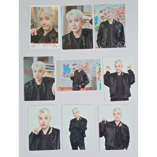 BTS MINI PHOTOCARD Permission to dance 1 BO GÓC Jin Jimin Jungkook Group / Unit