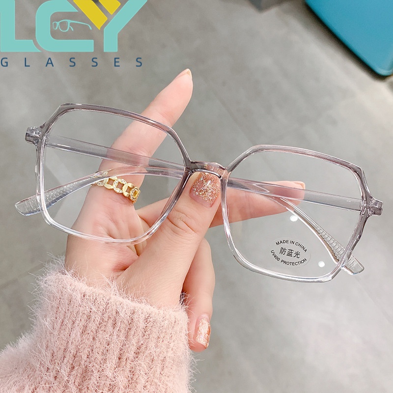 Mắt Kính Chống Ánh Sáng Xanh Hình Vuông Thời Trang 0°-6.0° (Spot) 15922