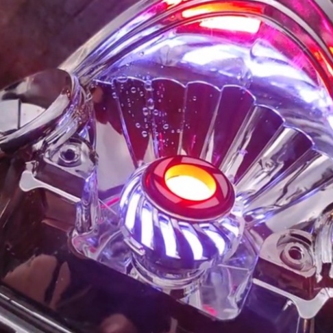Đèn Hậu Iron Man Đổi 7 Màu Phanh Stop F1 Gắn Như Zin