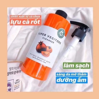 Sữa rửa mặt rau củ Super Vegitoks Cleanser
