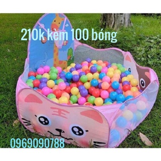 Nhà bóng kèm 100 quả bóng