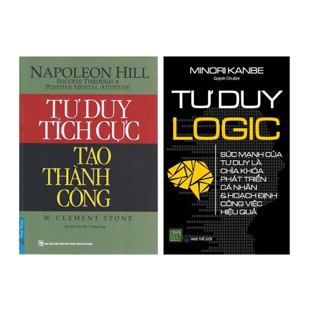 Sách Combo 2 Cuốn: Tư Duy Tích Cực Tạo Thành Công + Tư Duy Logic