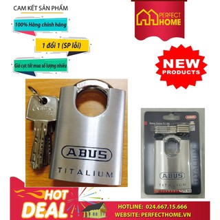 ⚡️Sale sốc⚡️ { Hàng chính_hãng}Khoá cầu Abus 96CSTI/60, Titan, 60mm, chống cắt