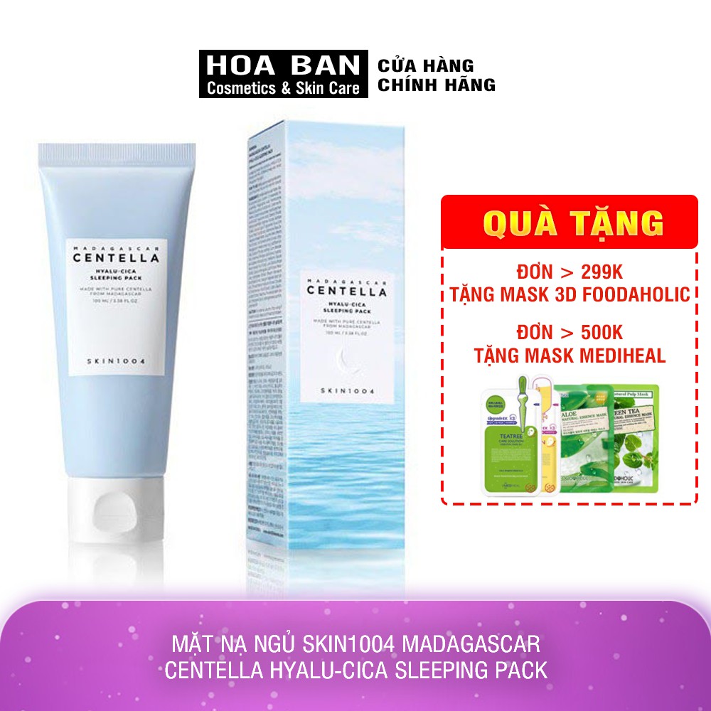 Mặt nạ ngủ Skin1004 Madagascar Centella Hyalu-cica Sleeping Pack 100ml