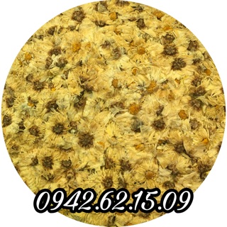 Hoa cúc vàng sấy khô loại 1 dạng bánh