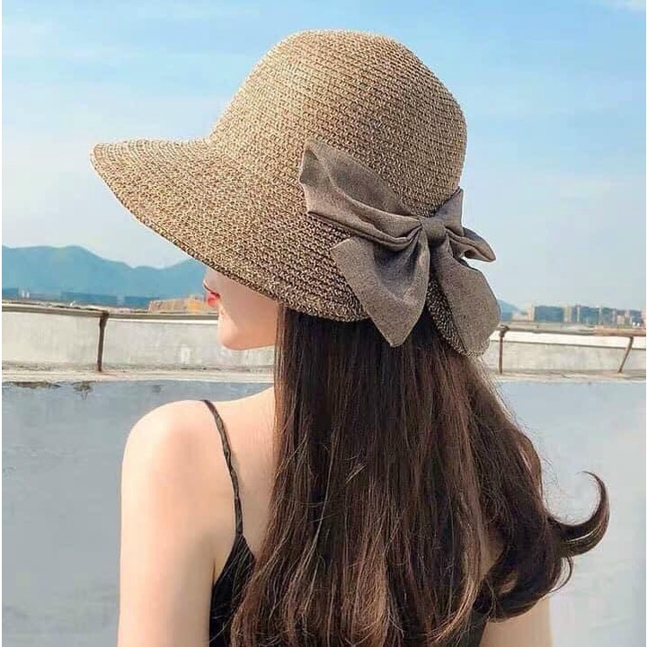 NM1207- Nón cói nữ đi biển hàng nhập
