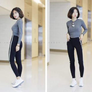 Áo croptop body tay dài AGE2X.