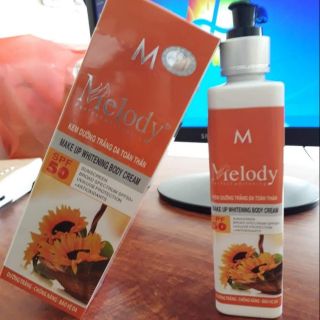 Kem dưỡng trắng da chống nắng toàn thân Melody
