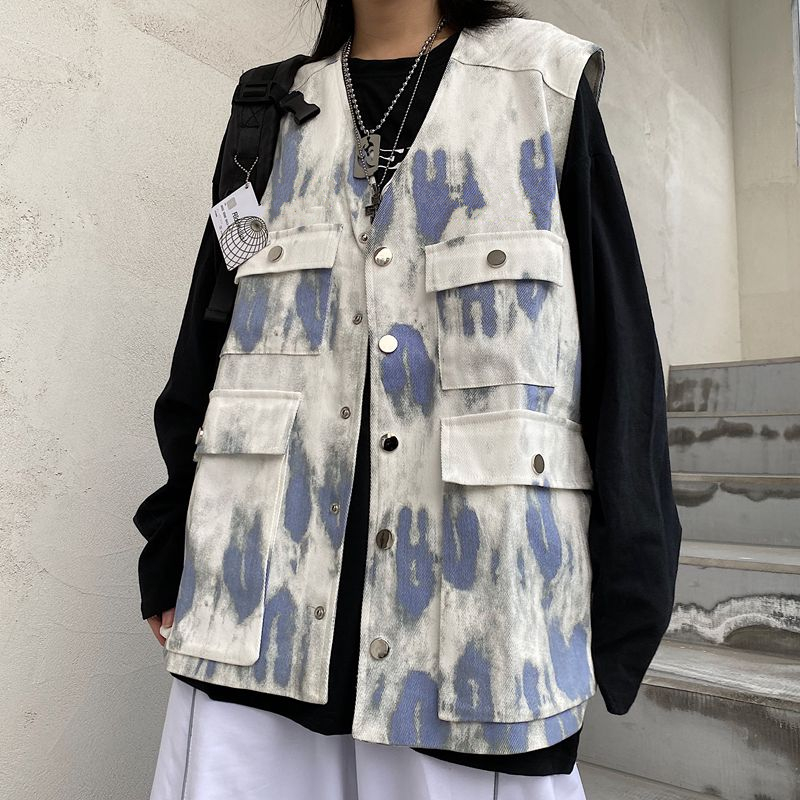 Áo vest nhiều túi hàn quốc