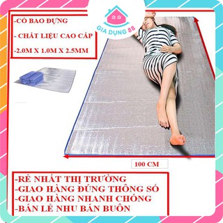 Chiếu ngủ trưa cá nhân văn phòng 100cm x 200cm, chiếu dày 2.5mm có bao đựng 2242