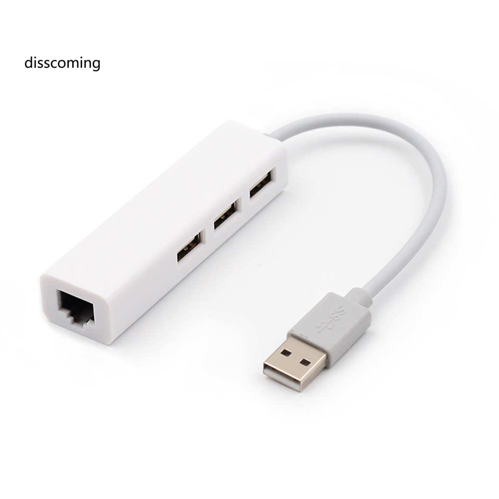 Bộ Chia 3 Cổng USB / Type-C 2.0 RJ45 Lan Card