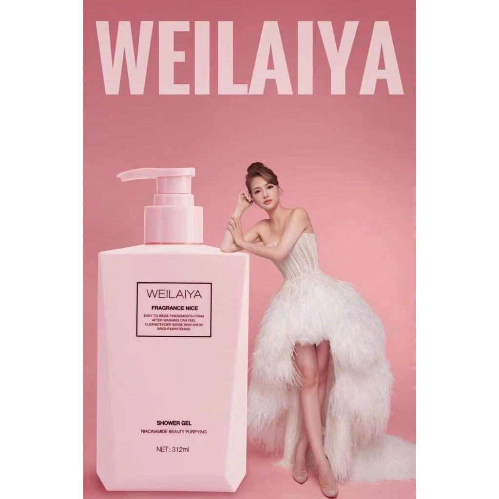 Sữa Tắm Dưỡng Ẩm Trắng Da Weilaiya, Tắm Dưỡng Da Trắng Da Toàn Thân Với Hương Thơm Diu Nhẹ Giúp Da Mịn Màng Trắng Sáng | BigBuy360 - bigbuy360.vn