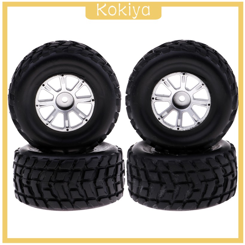 2 Bánh Xe Thay Thế Cho Mô Hình Xe Điều Khiển Từ Xa Wltoys A949 A969 K929 Buggy 1 / 18