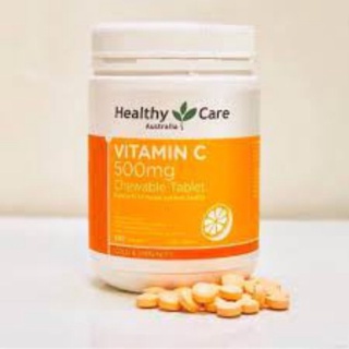 Vitamin c 500 viên Healthy Care tăng cường đề kháng, hỗ trợ sức khỏe và làm đẹp da