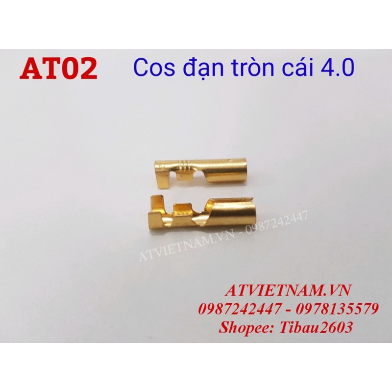 Cos tròn đầu cái 4.0, cos đầu đạn tròn cái - AT02