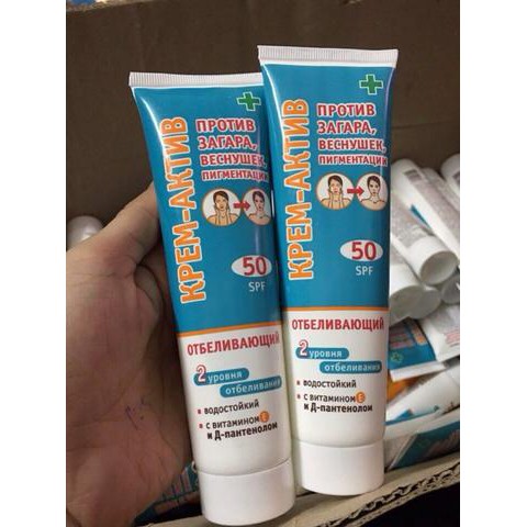 Kem chống nắng làm trắng floresan spf 50 2 in 1