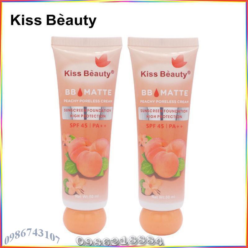 Kem nền chống nắng SPF 45/PA+++ Kiss Beauty Pore BB Matte SV